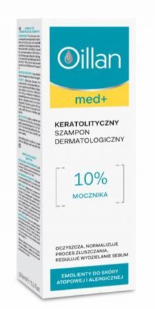 Oillan Med+ Keratolityczny szampon dermatologiczny, 150 ml