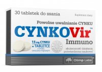 Olimp CYNKoVir Immuno, 30 tabletek do ssania (data ważności: 22.03.2023)