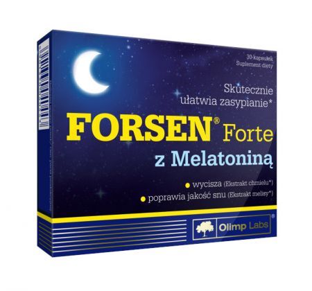 Olimp Forsen Forte z Melatoniną, 30 kapsułek