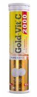 Olimp Gold-Vit C 2000 o smaku pomarańczowym, 20 tabletek musujących