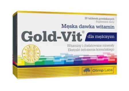 Olimp Gold-Vit Męska dawka witamin, 30 tabletek