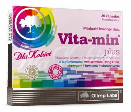Olimp Vita-min Plus witaminy i minerały dla kobiet, 30 kapsułek