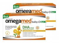 Omegamed Baby +D 6+, 30 kapsułek