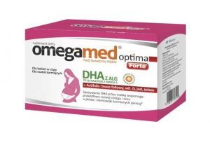 Omegamed Optima Forte dla kobiet w okresie ciąży i karmienia piersią, 120 kapsułek