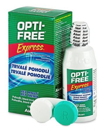 Opti-Free Express Płyn dezynfekcyjny do soczewek, 120 ml