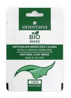Orientana Bio Mask Maseczka z glinki Miodla i Drzewo herbaciane, 10 ml (dotyczy zamówienia 30.03.2023)