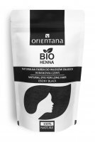 Orientana Naturalna Farba do włosów długich Hebanowa czerń, 100 g