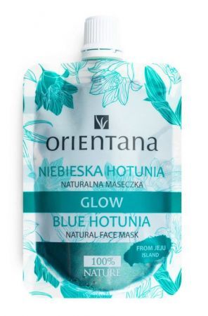 Orientana Naturalna maseczka Glow Niebieska Hotunia, 30 ml