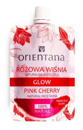 Orientana Naturalna maseczka Glow Różowa Wiśnia, 30 ml