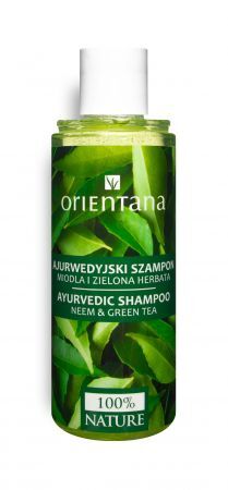Orientana Szampon Neem i Zielona herbata do włosów z łupieżem, 210 ml
