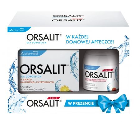 Orsalit dla dorosłych, 10 saszetek + Orsalit Drink, 200 ml