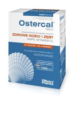 OSTERCAL 1250 D, 90 tabletek