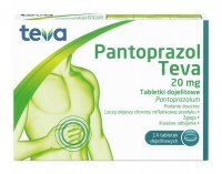 Pantoprazol Teva 20 mg, 14 tabletek