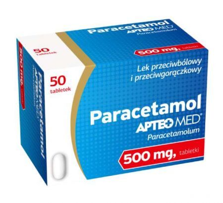 Paracetamol Synoptis 500 mg, 50 tabletek