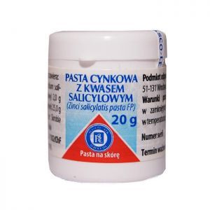 Pasta cynkowa z kwasem salicylowym leczenie trądziku, 20 g /Hasco/