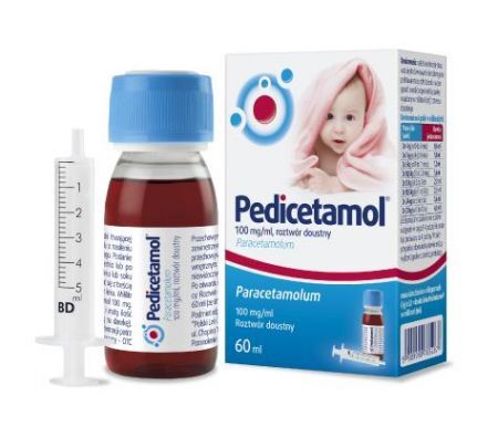 Pedicetamol (Apiredol) roztwór, 60 ml