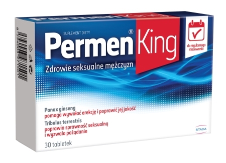 Permen King Zdrowie seksualne mężczyzn, 30 tabletek