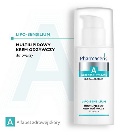 Pharmaceris A Lipo-Sensilium, multilipidowy krem odżywczy do twarzy, 50 ml