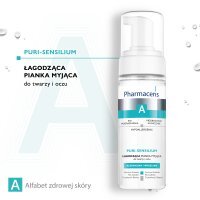 Pharmaceris A Puri-Sensilium, łagodząca pianka myjąca do twarzy i oczu, 150 ml