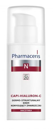 Pharmaceris N, Capi-Hialuron-C, dermo-strukturalny krem korygujący zmarszczki, SPF 20, 50 ml
