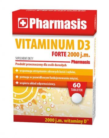 Pharmasis Vitaminum D3 Forte 2000 j.m., 60 tabletek