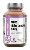PharmoVit Clean label Kwas hialuronowy 150 mg, 60 kapsułek
