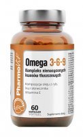 PharmoVit Omega 3-6-9 Kompleks nienasyconych kwasów tłuszczowych, 60 kapsułek