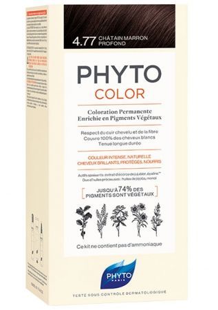 PHYTO Color Trwała koloryzacja włosów 4.77 Kasztanowy brąz, 100 ml