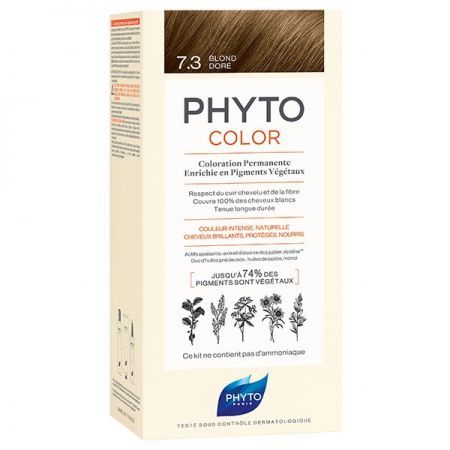 PHYTO Color Trwała koloryzacja włosów 7.3 Złoty blond, 100 ml