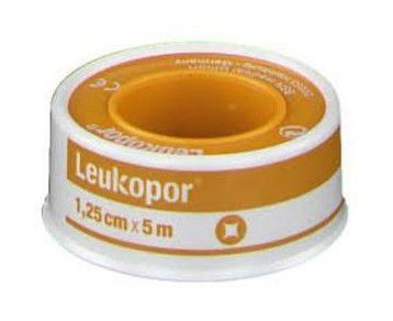 Plaster Leukopor 1,25 cm x 4,6 m, 1 sztuka