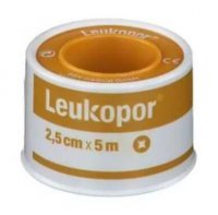 Plaster Leukopor 2,5 cm x 4,6 m, 1 sztuka