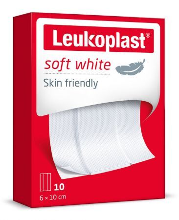 Plastry Leukoplast Soft White, 10 sztuk