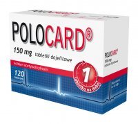 Polocard 150 mg lek zapobiegający powstawaniu zakrzepów, 120 tabletek