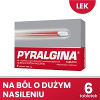 PYRALGINA 500 mg, 6 tabletek