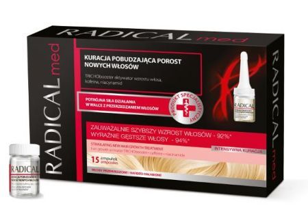 Radical Med Kuracja pobudzająca porost włosów, 15 x 5 ml