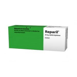 Reparil 20 mg lek przeciwobrzękowy,  40 tabletek /Delfarma/