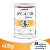 Resource Junior o smaku waniliowym proszek, 400 g