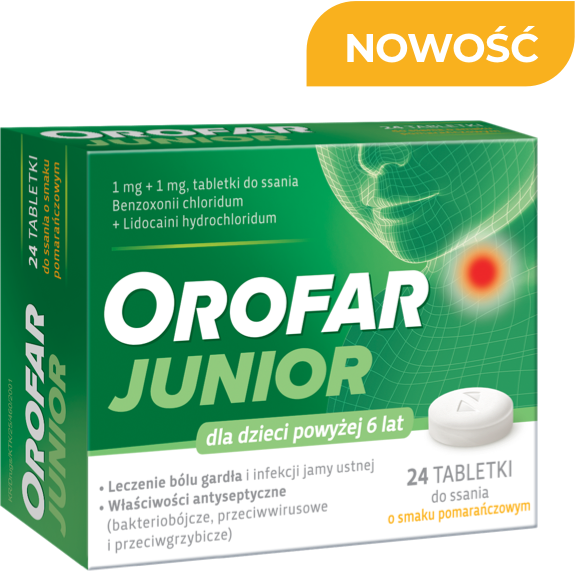 Orofar Junior dla dzieci powyżej 6 lat