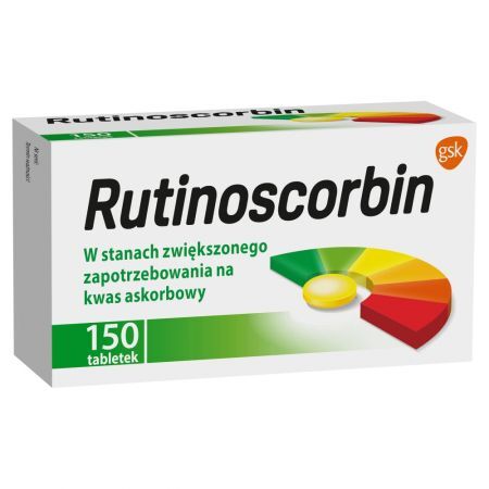 Rutinoscorbin, 150 tabletek na odporność