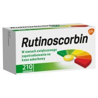 Rutinoscorbin, 210 tabletek na odporność