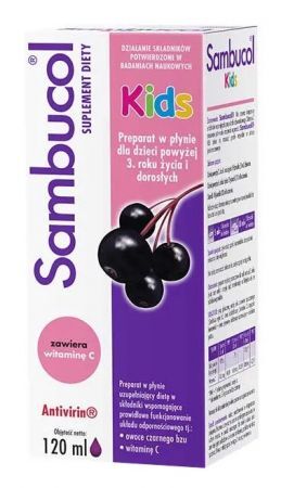 Sambucol Kids syrop wzmacniający układ odpornościowy, 120 ml