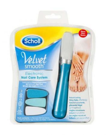 Scholl Velvet Smooth Elektroniczny System do pielęgnacji paznokci, 1 sztuka