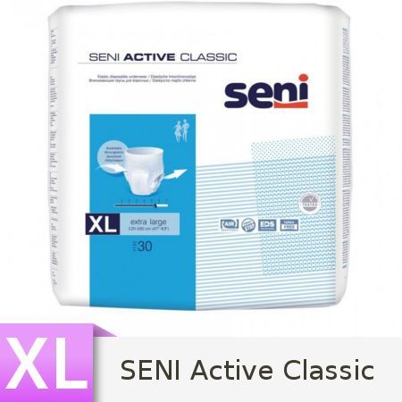 Seni Active Classic Majtki chłonne Extra Large (XL), 30 sztuk