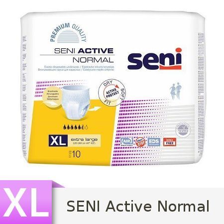 Seni Active Normal Majtki chłonne Extra Large (XL), 10 sztuk