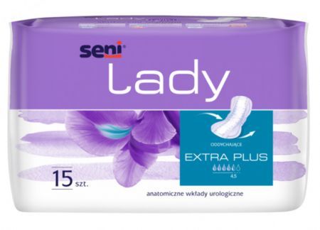 Seni Lady Extra Plus Wkładki urologiczne dla kobiet, 15 sztuk