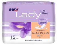 Seni Lady Slim mini plus Wkładki urologiczne dla kobiet, 15 sztuk