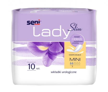 Seni Lady Slim Mini Wkładki urologiczne dla kobiet, 10 sztuk