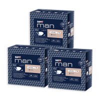 Seni Man Light Level 1 Wkładki urologiczne dla mężczyzn, 15 sztuk