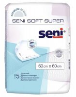 Seni Soft Super 60 cm x 60 cm Podkłady higieniczne, 5 sztuk