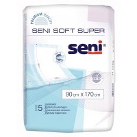 Seni Soft Super 90 cm x 170 cm Podkłady higieniczne, 5 sztuk